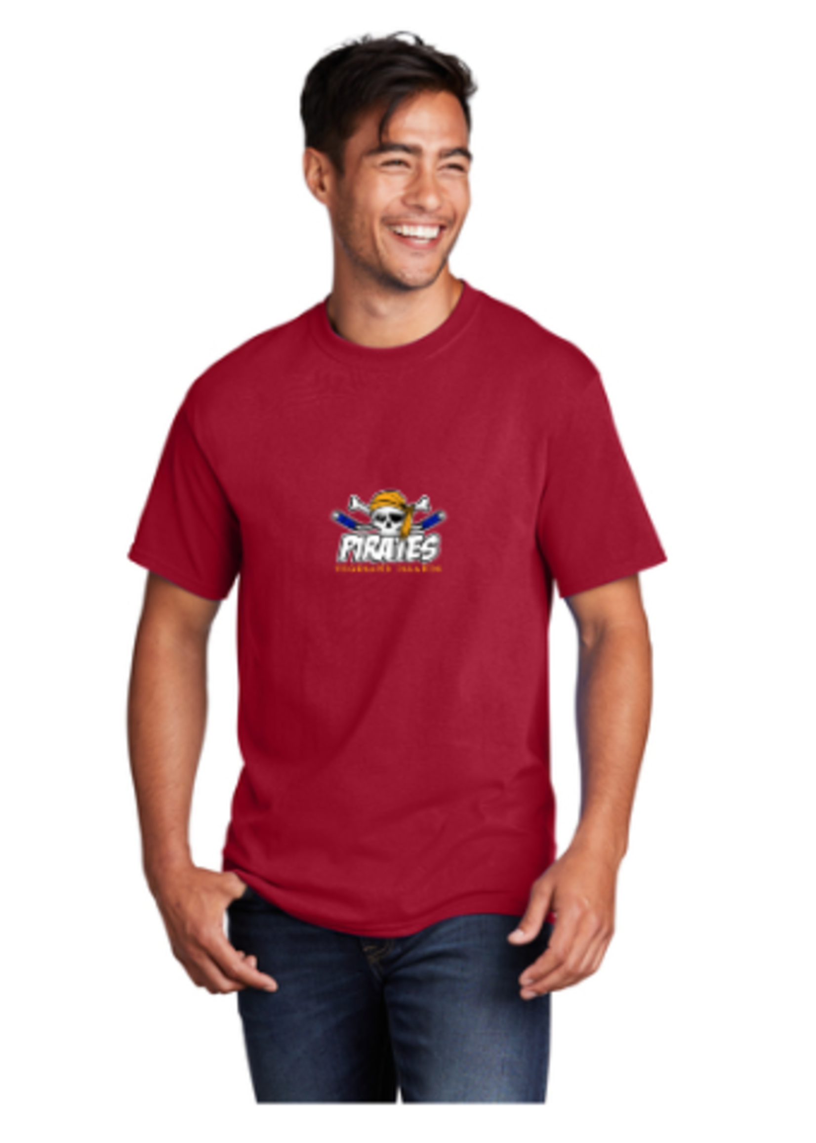 T.I Hockey Port & Company® Core Cotton Tee Senior (PC54)