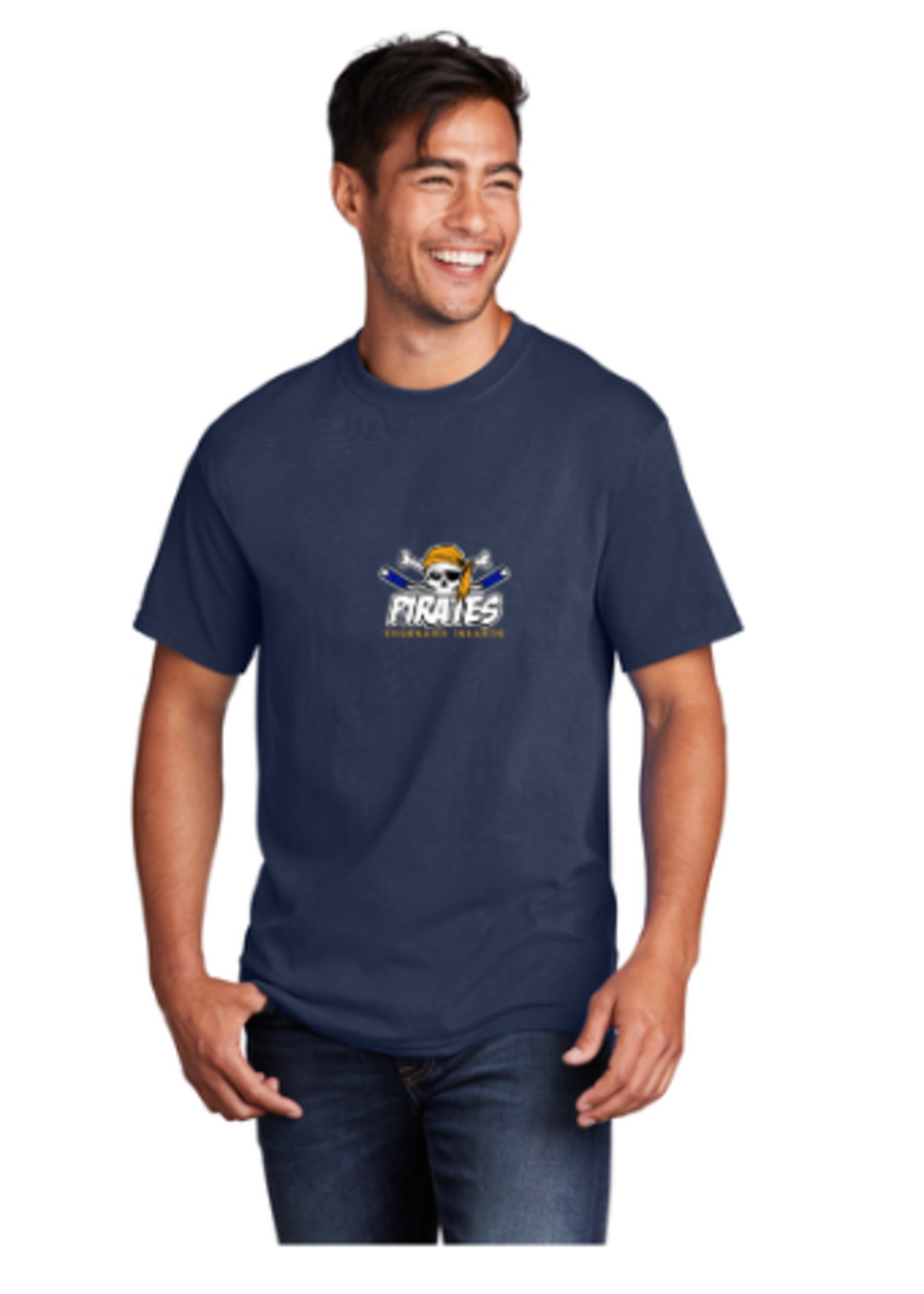 T.I Hockey Port & Company® Core Cotton Tee Senior (PC54)