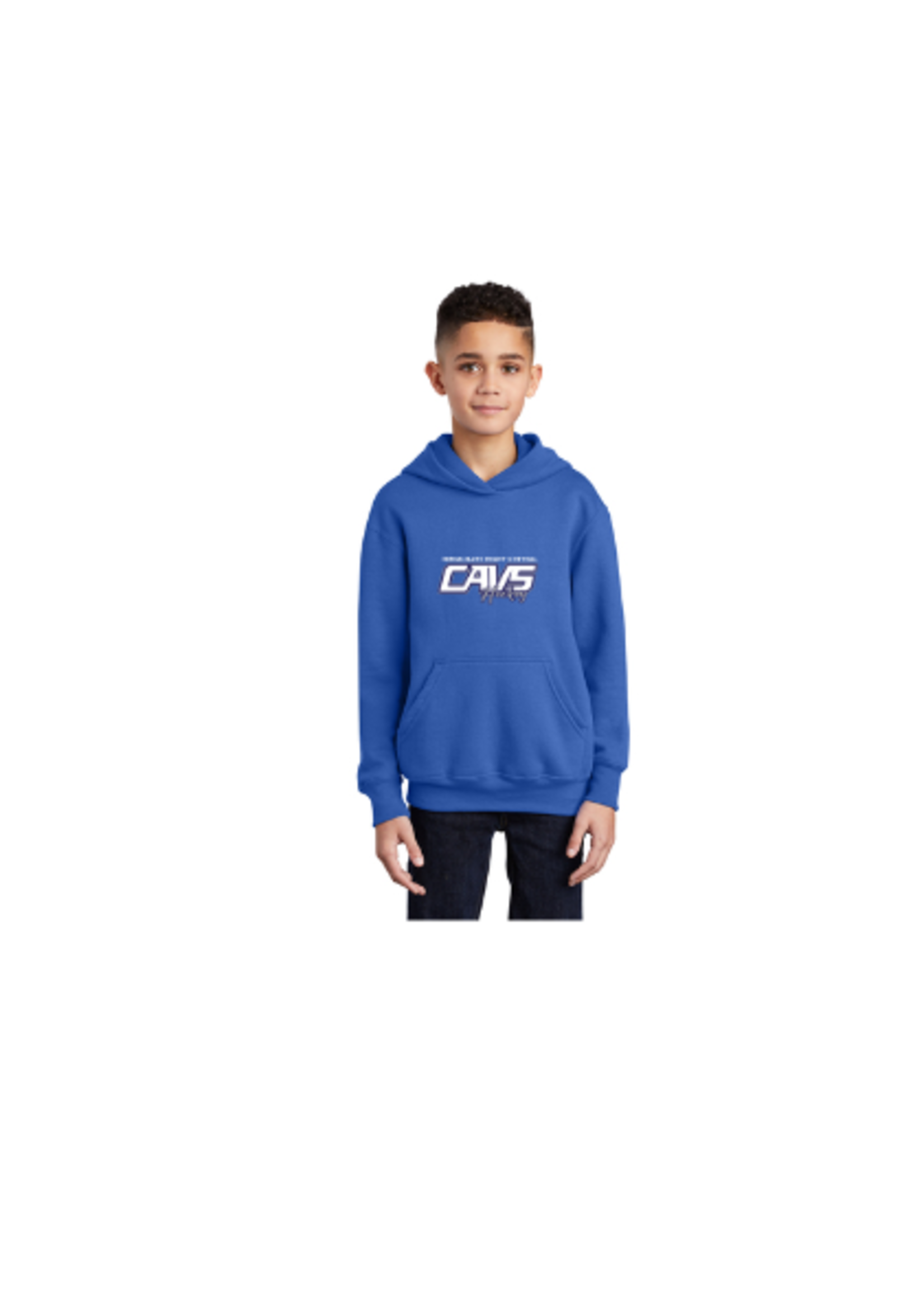IHC Hockey Port & Company® Youth Core Fleece Pullover Hooded Sweatshirt Youth (PC90YH)