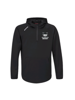 Watertown Hockey CCM Senior Quarter Zip Team Hoodie-Black FQZ2TB