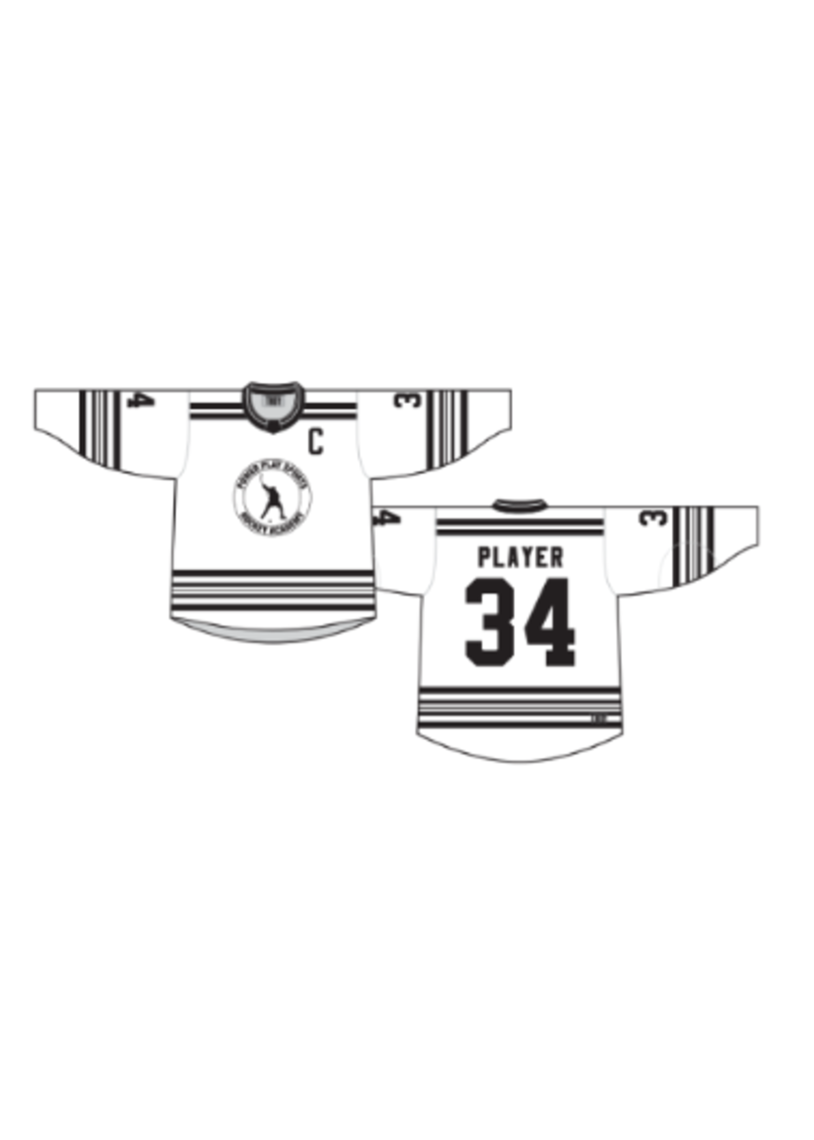 Power Play Sports Custom Jersey - White
