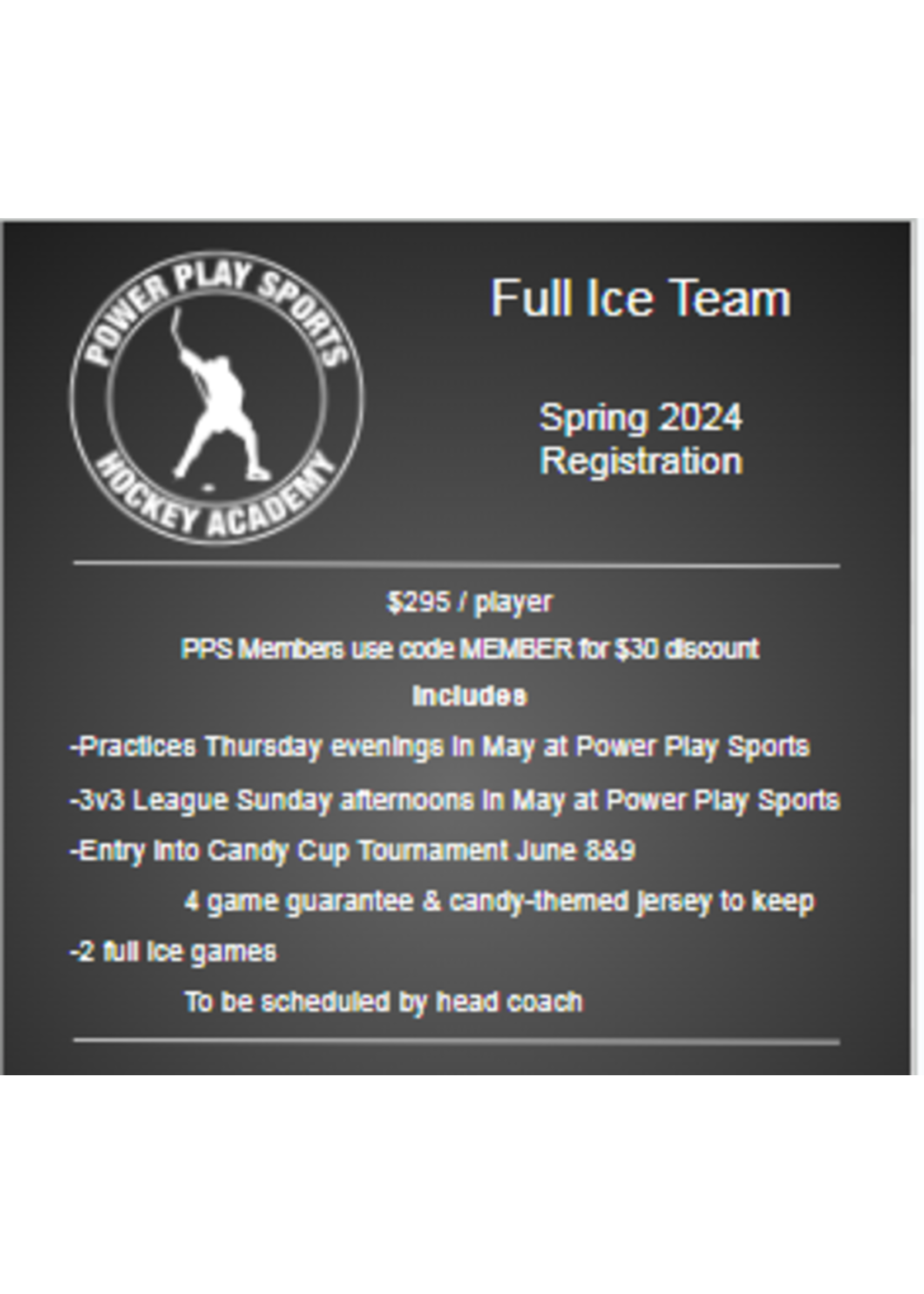 Power Play Sports Spring 2024 Team Spaulding Registration Power Play