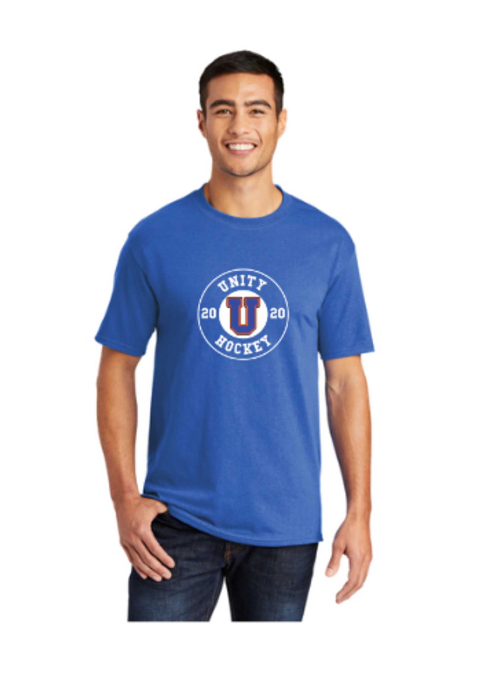Unity Hockey Port & Company® Core Cotton Tee Senior (PC54)