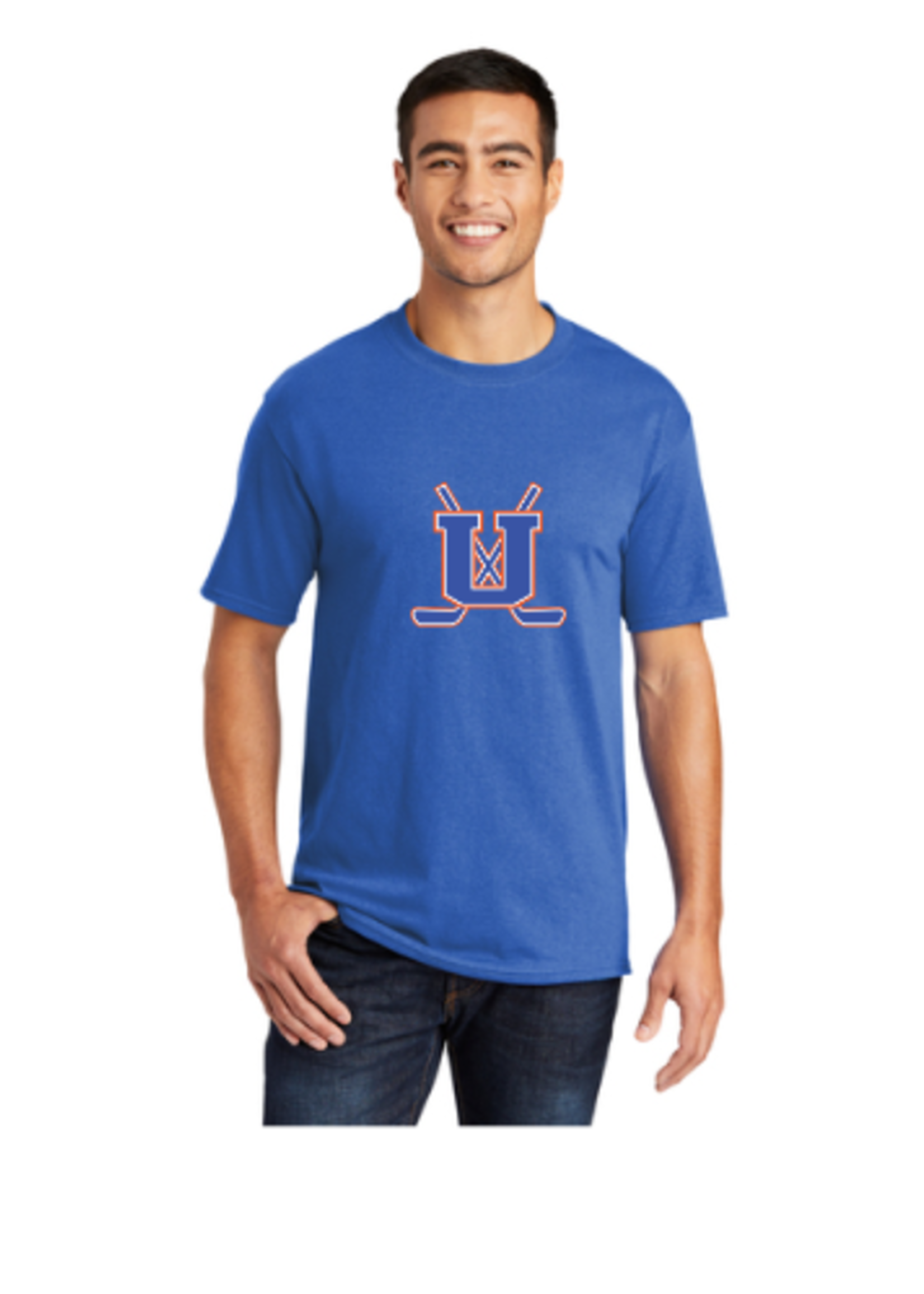 Unity Hockey Port & Company® Core Cotton Tee Senior (PC54)