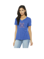Unity Hockey Bella+Canvas Ladies Relaxed triblend V-Neck Tee (BC6415)
