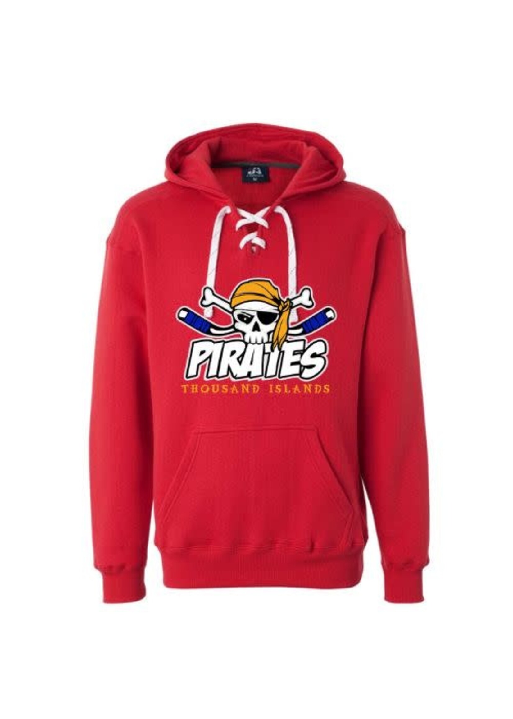T.I. Hockey J. America - Sport Lace Hooded Sweatshirt Adult - 8830
