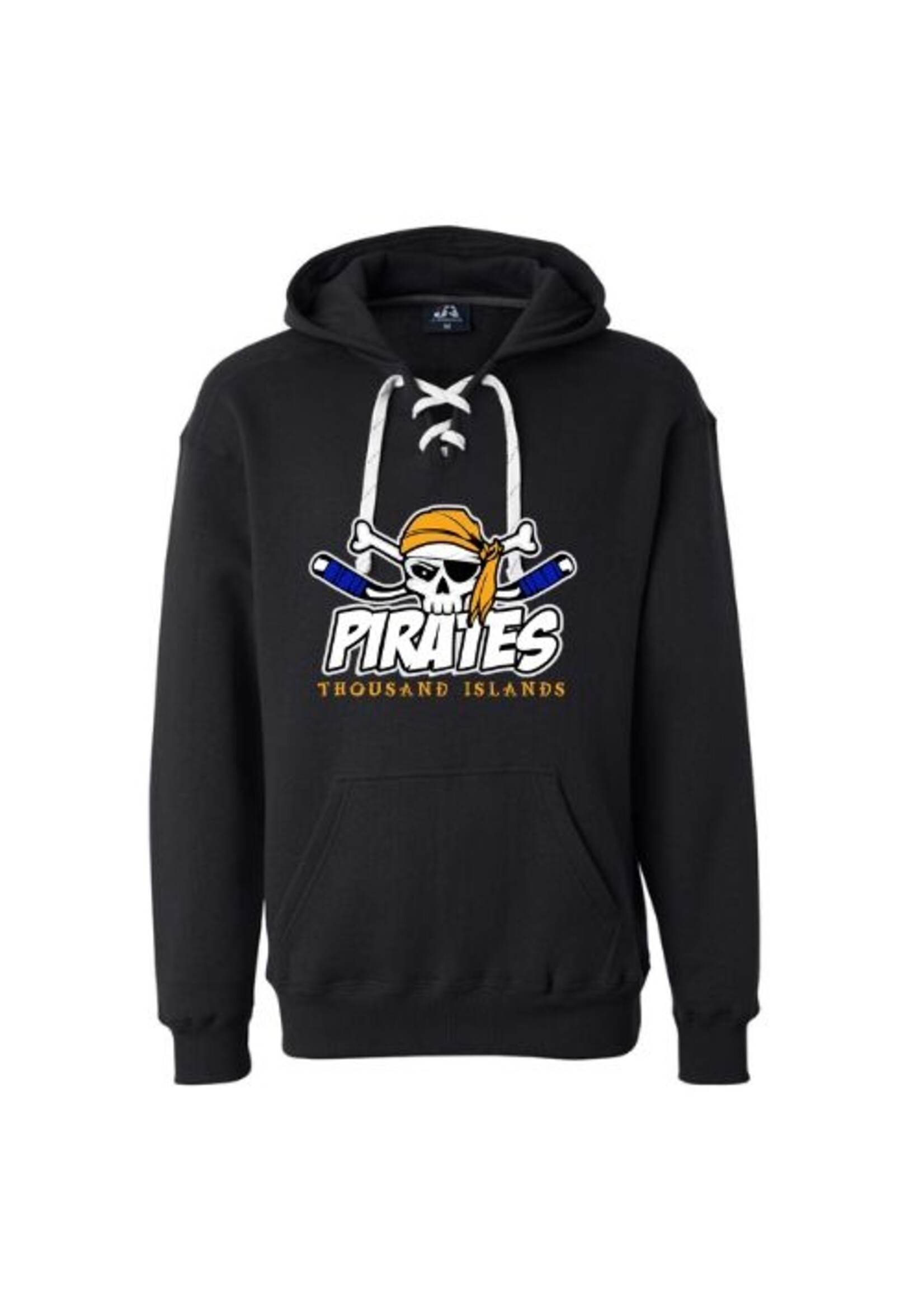 T.I. Hockey J. America - Sport Lace Hooded Sweatshirt Adult - 8830