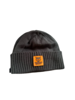 Watertown Leather Patch Black Winter Hat C951