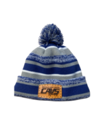 IHC Hockey Leather Patch Winter Pom New Era Blue & Grey