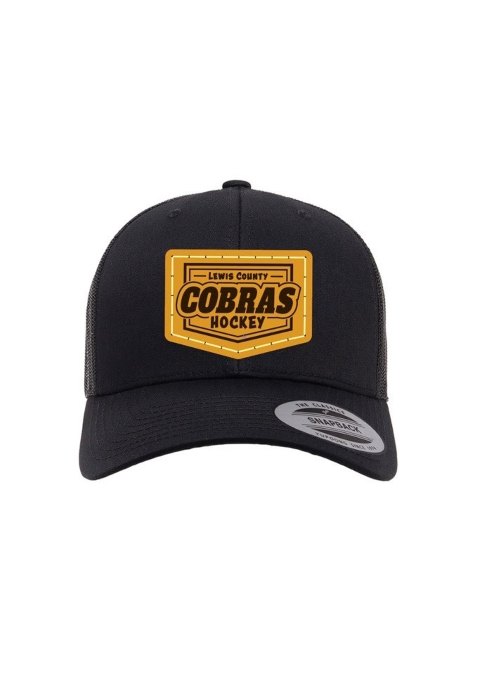 Lewis County Hockey Leather Patch Trucker