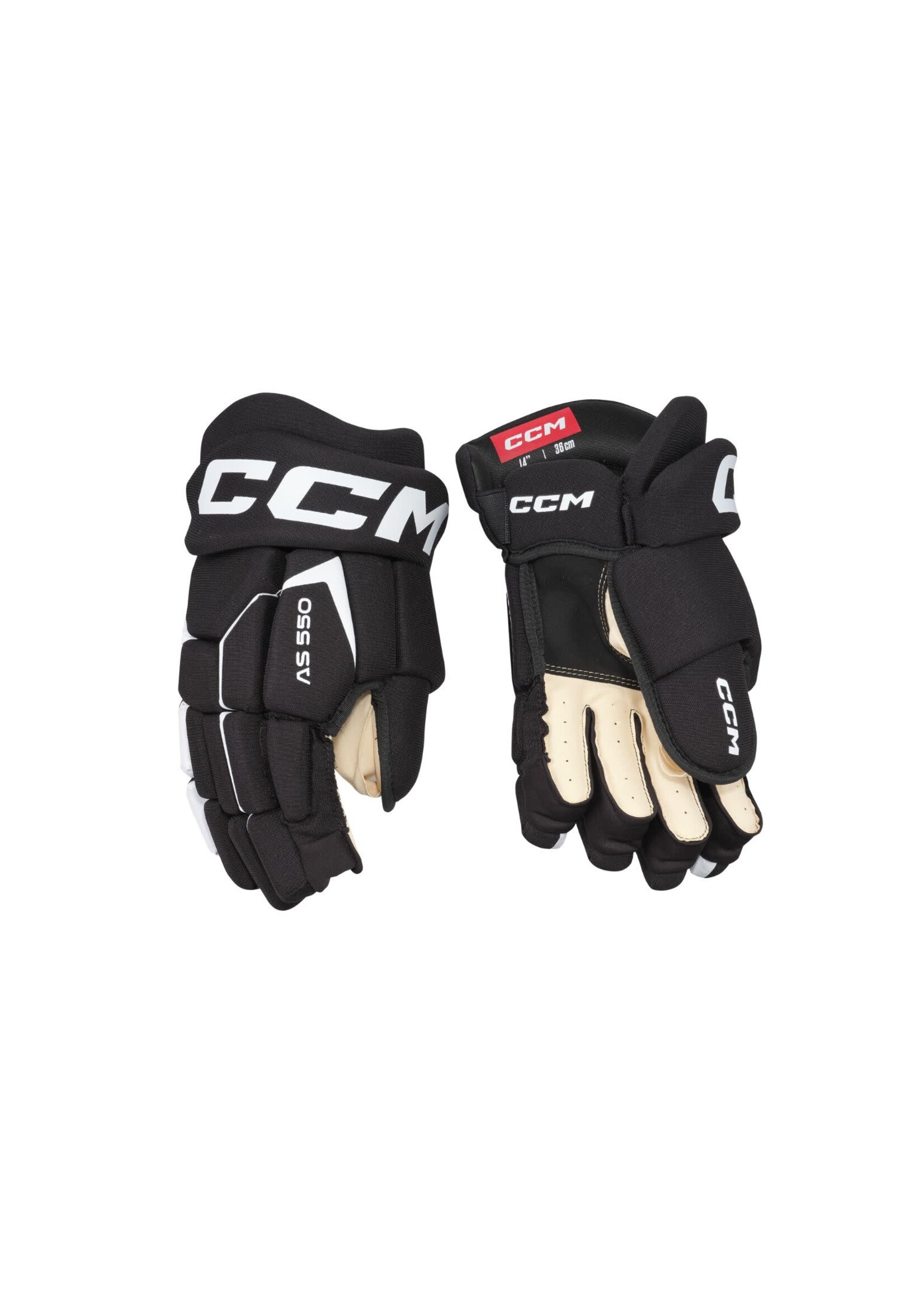 CCM HGAS550 SR CCM TAC Gloves Black/White 15