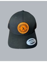 PPSHA Leather Patched Black Trucker Hat