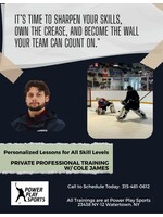 Private Professional Goalie Training w/Cole James