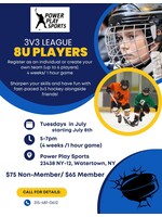 3v3 8u League Night-Tuesdays in July