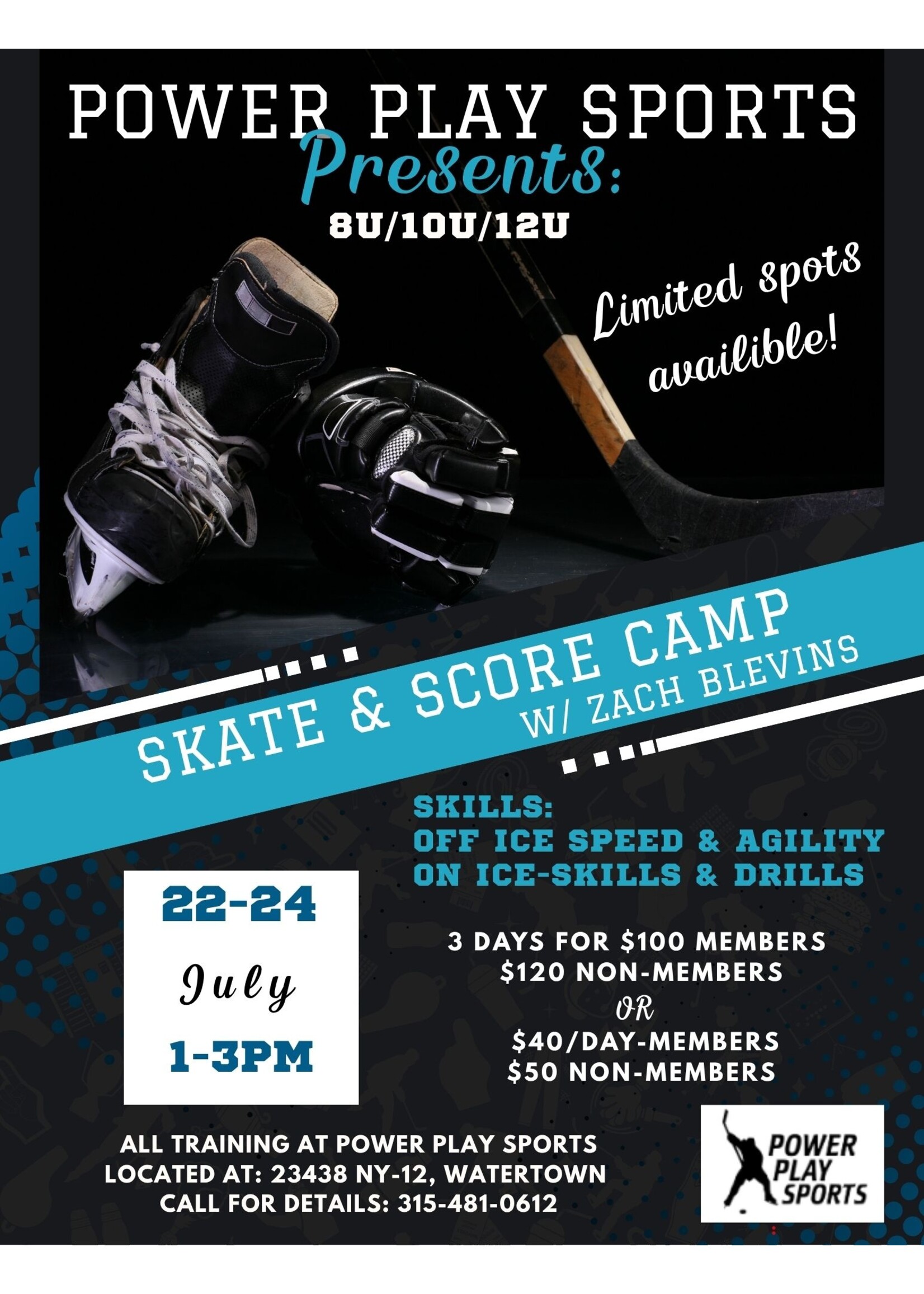 Skate & Score Camp w/Zach Blevins -One Day