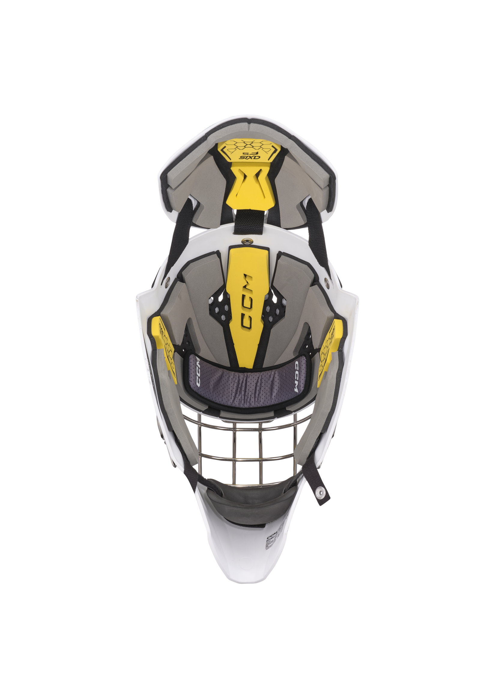 CCM GFAF5 JR CCM GOAL MASK FACEMASK White OSFA