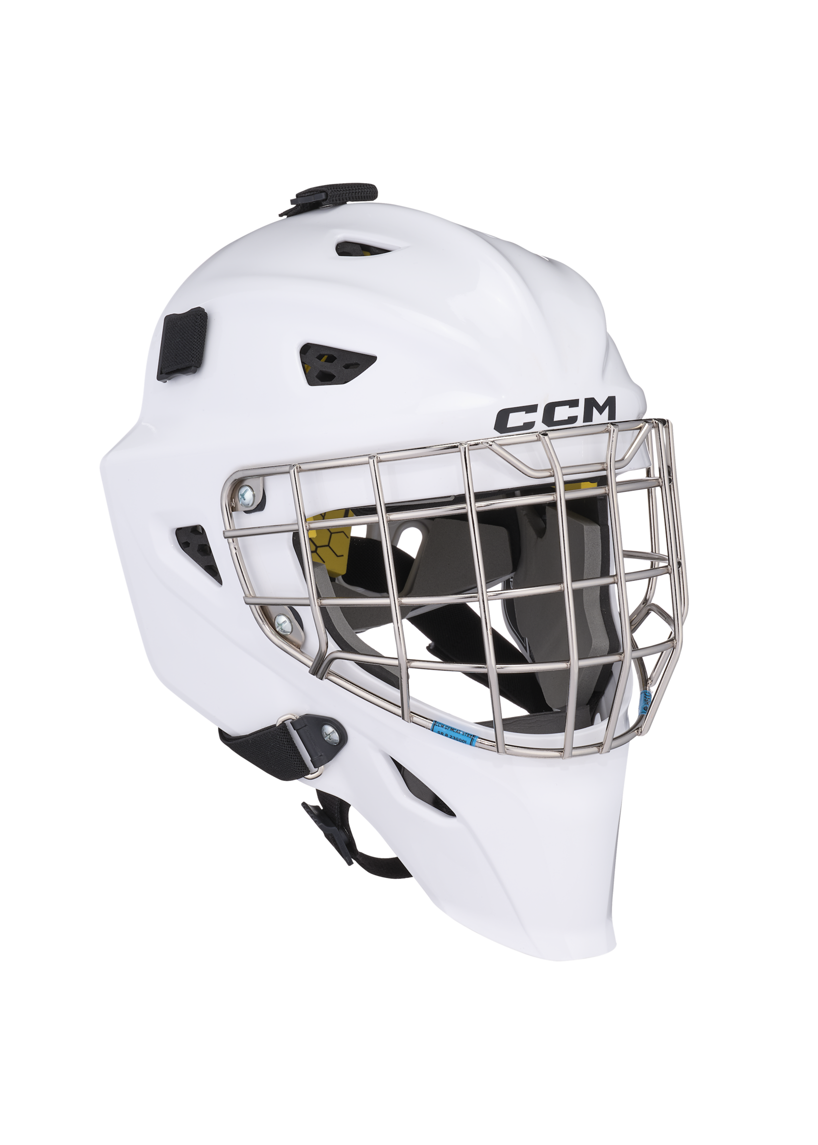 CCM GFAF5 JR CCM GOAL MASK FACEMASK White OSFA