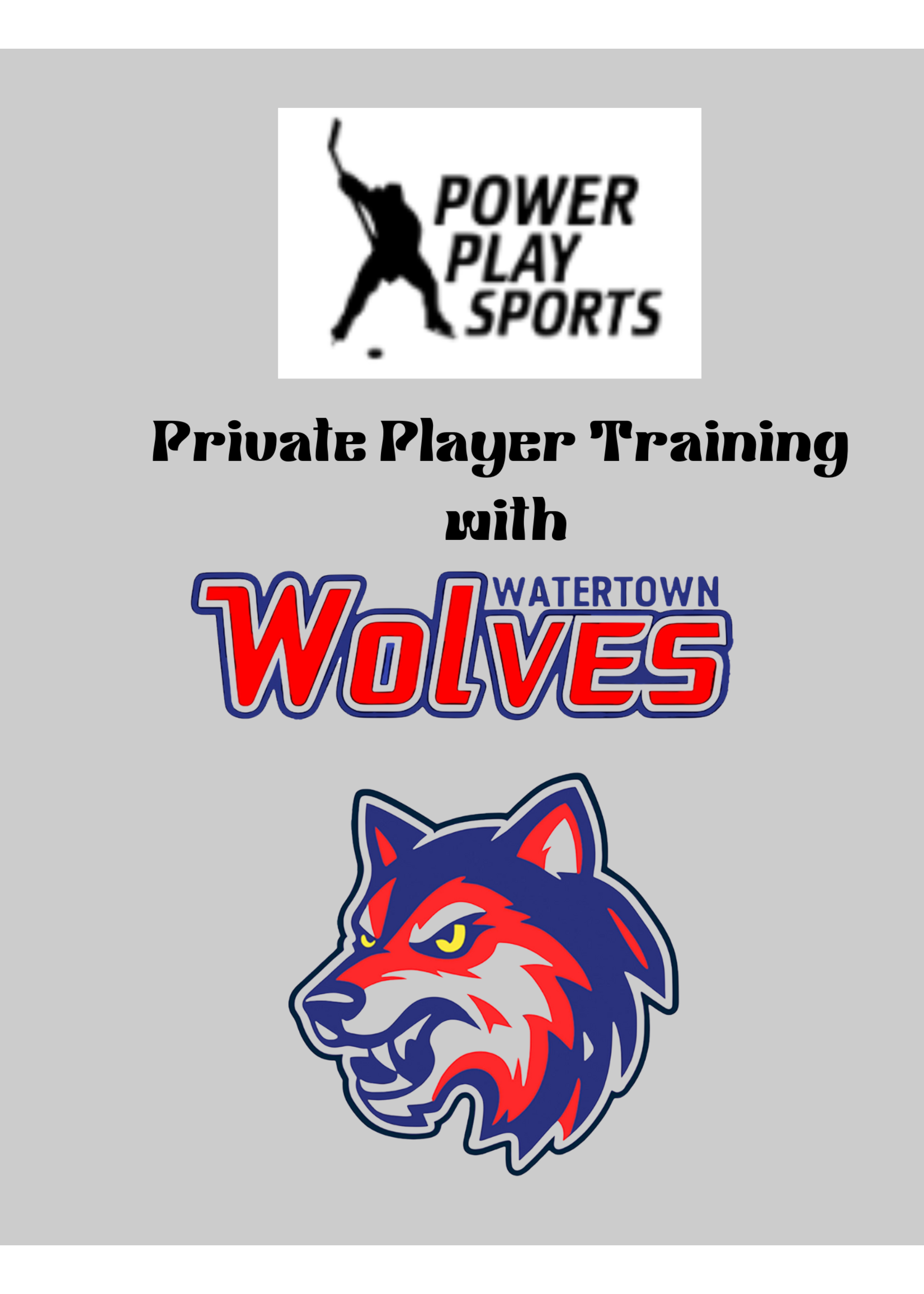 Private Training with Pro Watertown Wolves