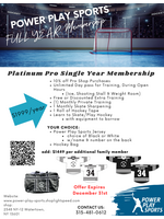 Full Year Platinum Pro Single Membership