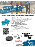 Full Year 2026 Power Play Sports Single Membership