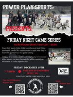 Friday Night Game Series 6u/8u  Dec