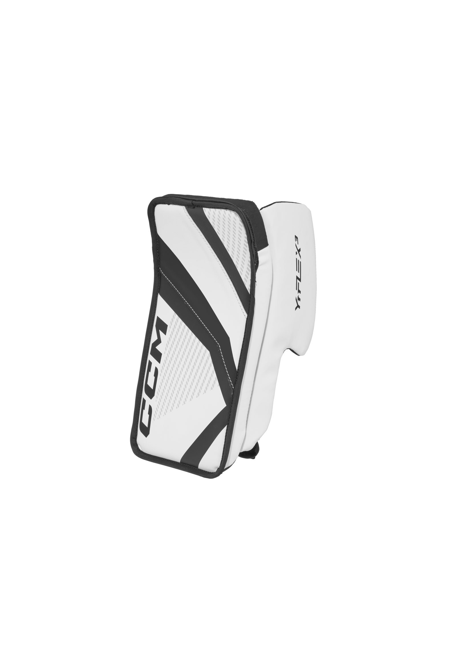 CCM GBYFX3 YT CCM YFX Goalie Blocker White/White/Black/Black FR