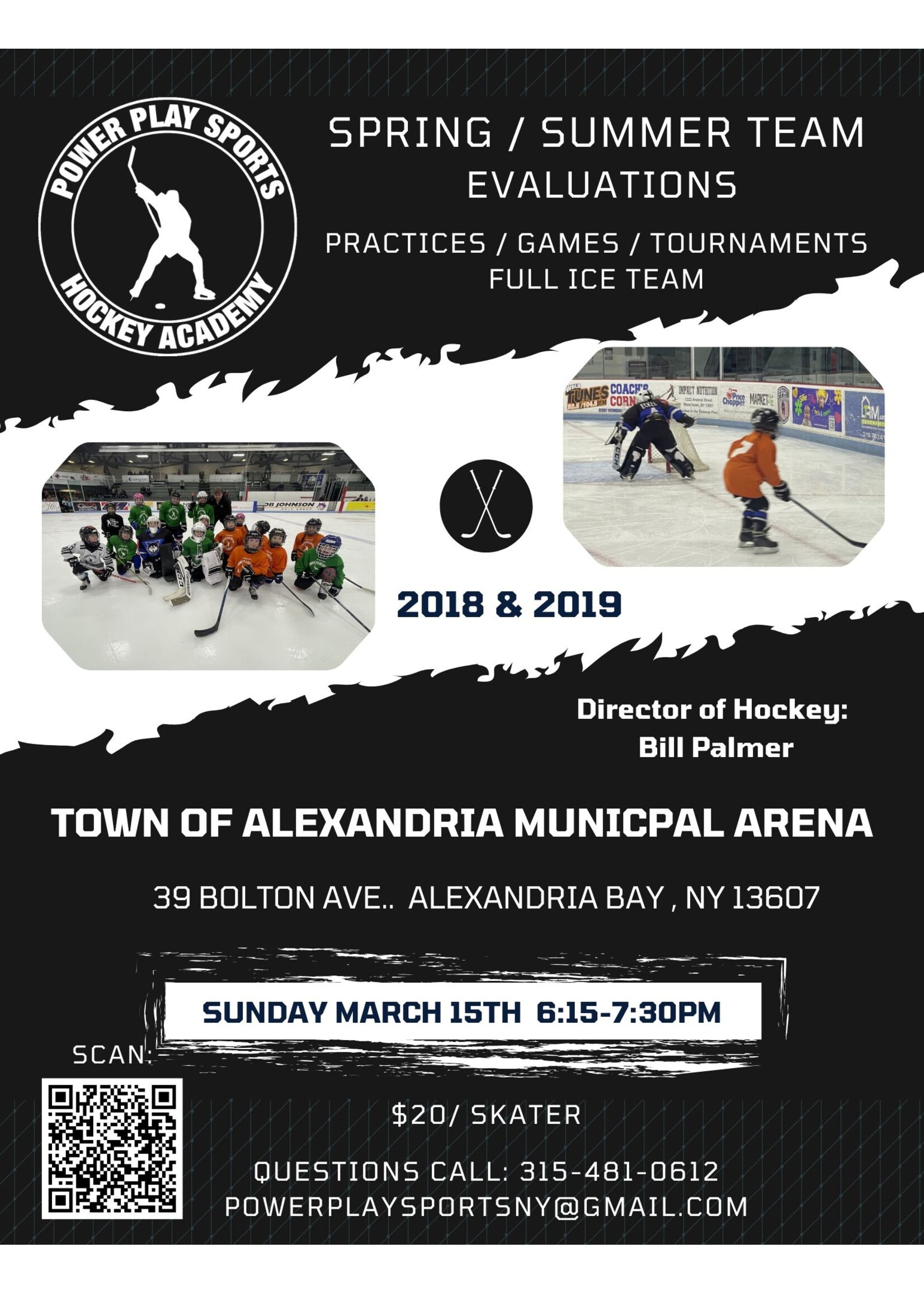 Power Play Sports Hockey Academy 2026 Spring/Summer Development Evaluations- 2018 & 2019