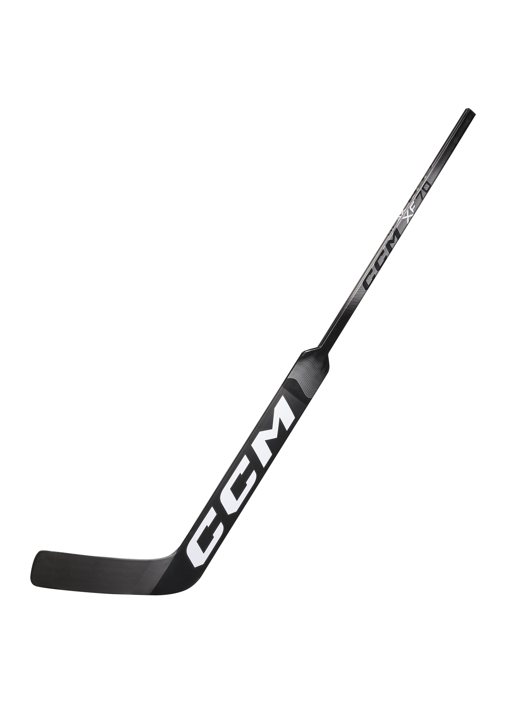 CCM HSGXF70C JR CCM Goalie Stick Black/Ice Grey 21G Grip P4 L