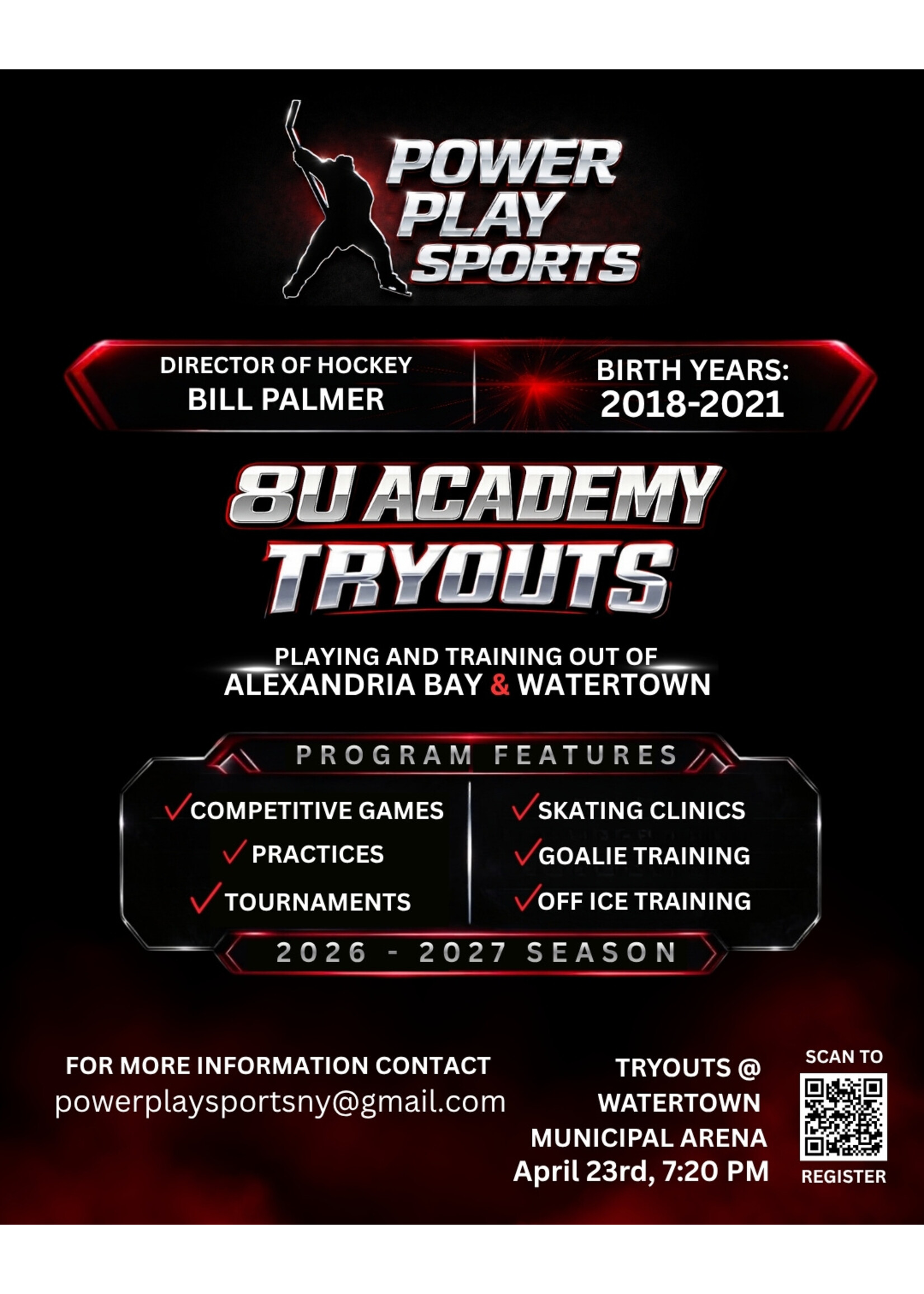 Power Play Sports 8u AcademyTryouts