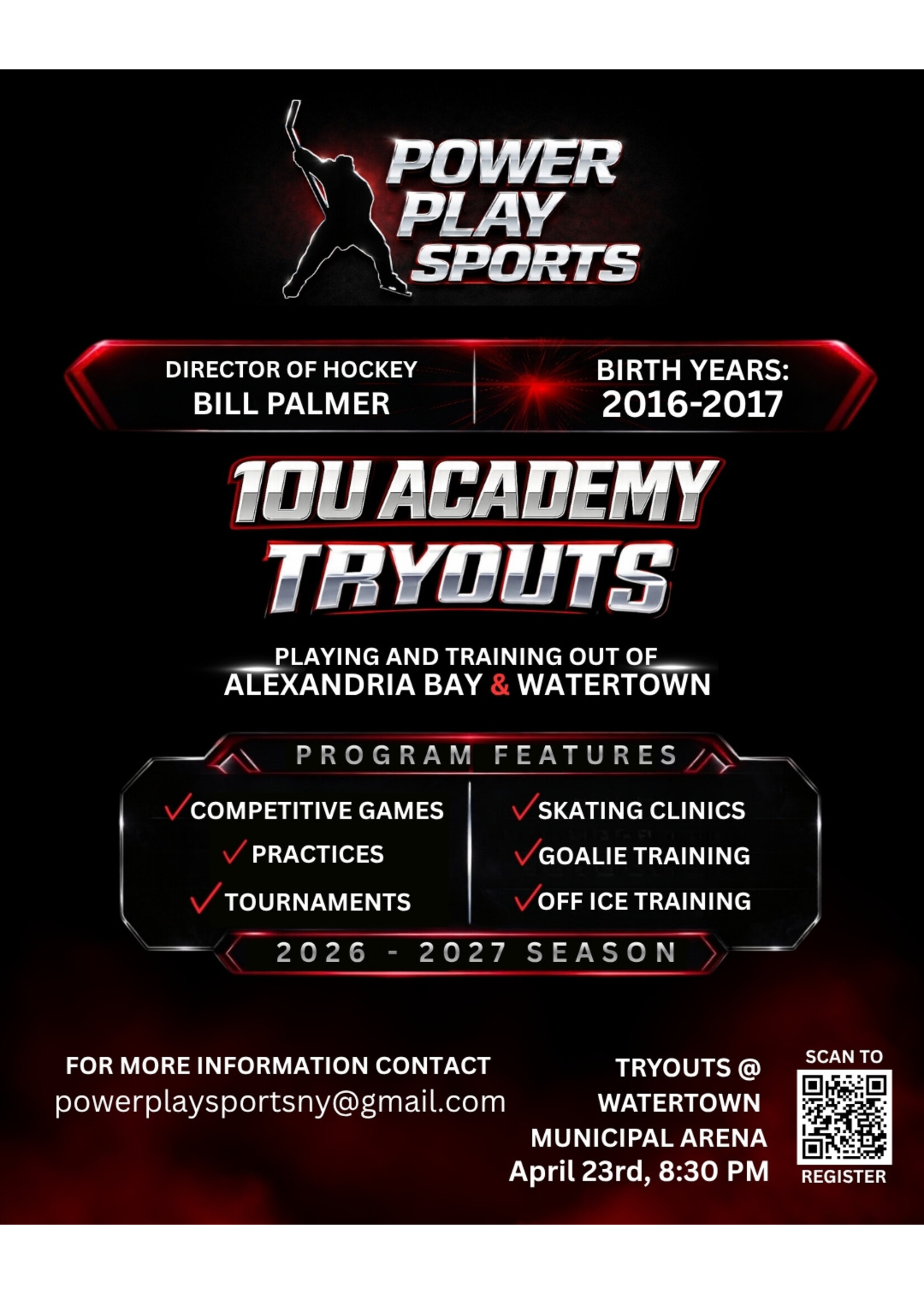 Power Play Sports 10u AcademyTryouts