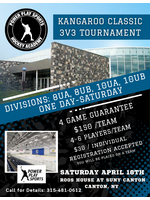 Kangaroo Classic 3v3- Registration