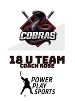 Cobras 18u TB Team Registration 2026-2027 Season