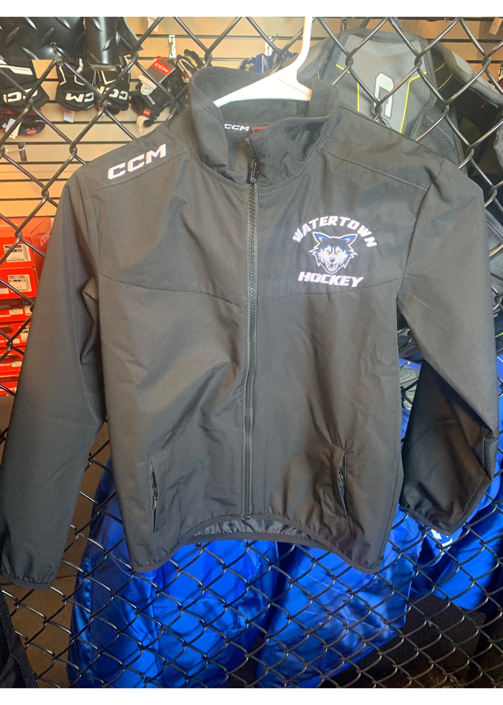 J5314 YT SKATE SUIT JKT Black S  WATERTOWN HOCKEY