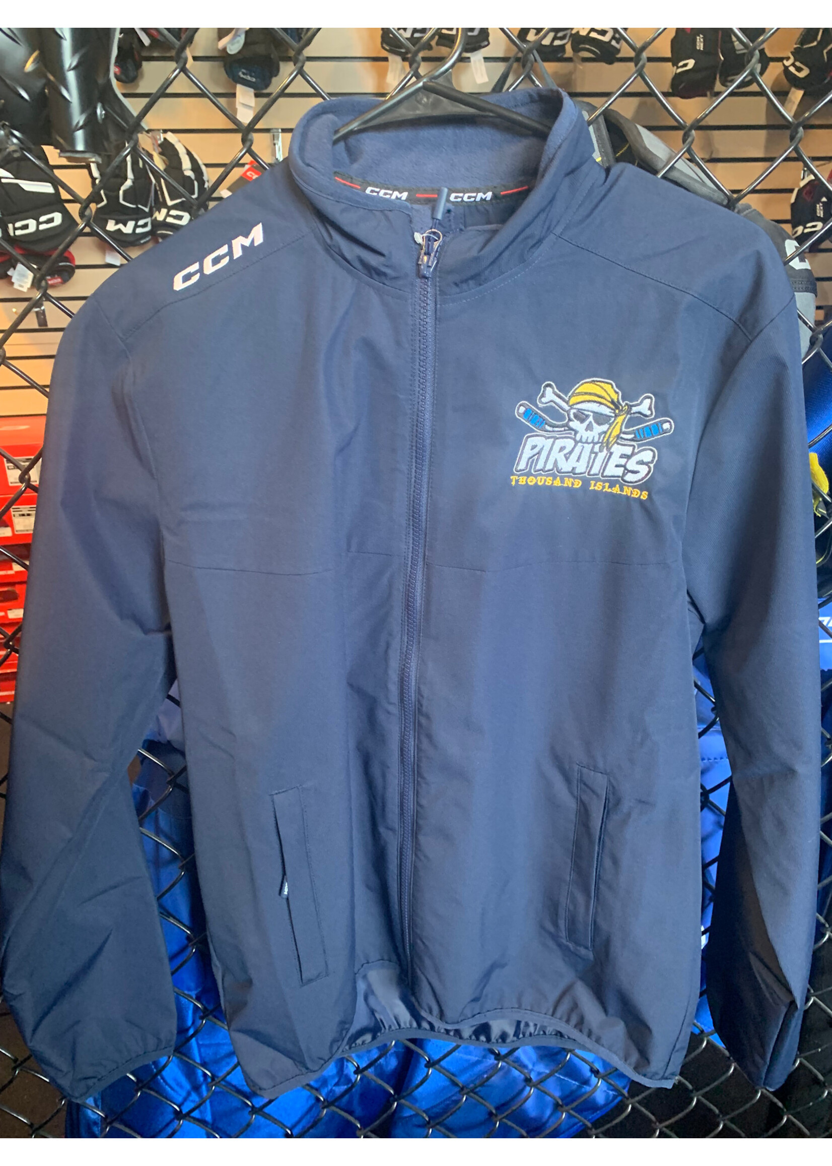 CCM J5314 SKATE SUIT JKT True Navy S (TI Logo)