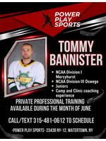 Private Professional Player Training with Tommy Bannister