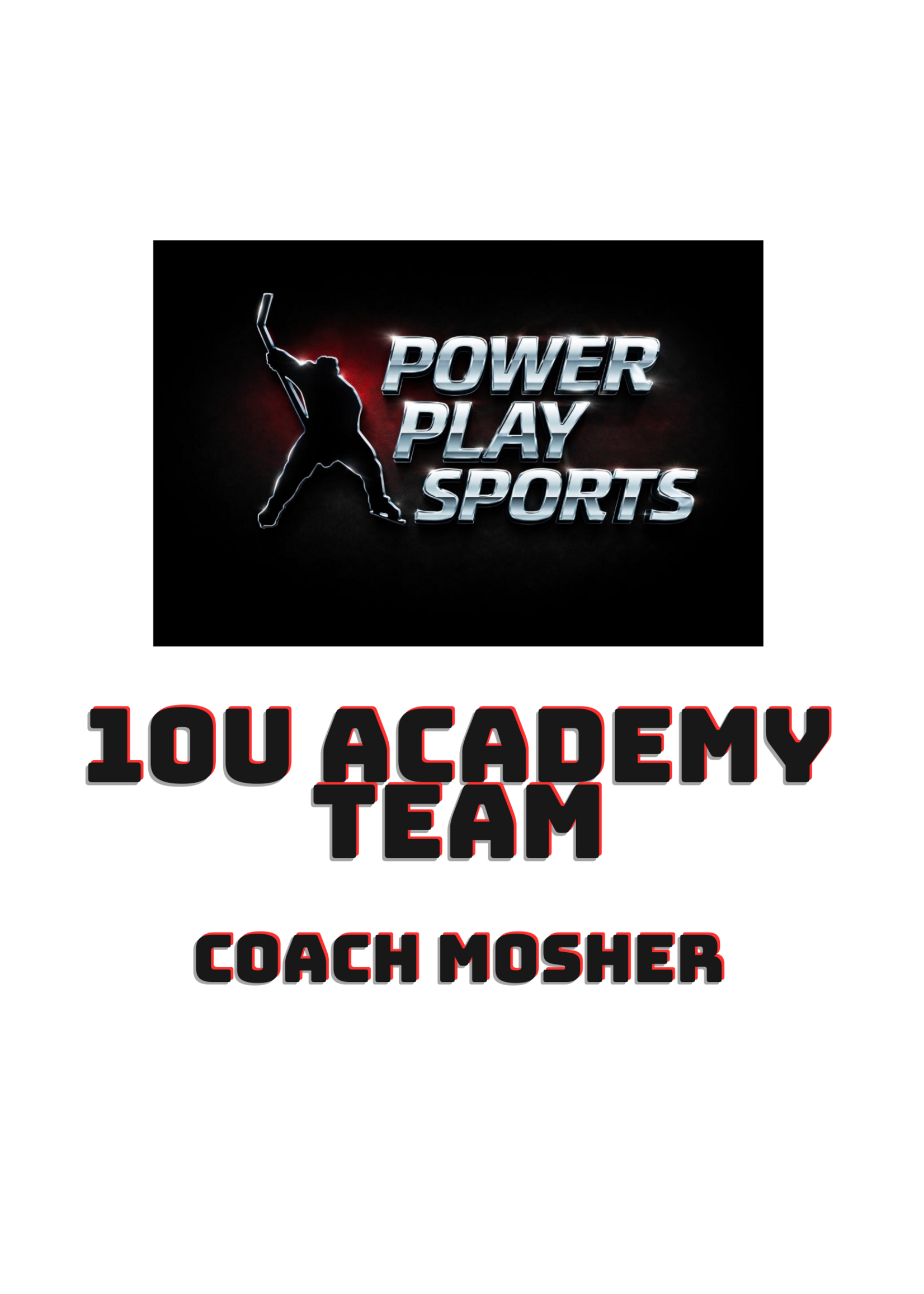 10U AcademyTeam Deposit Registration  2026-2027 Season