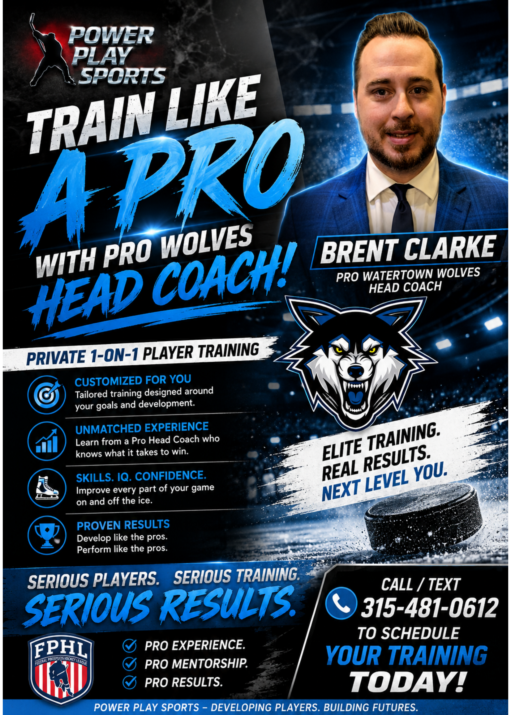 Private Professional Training with Brent Clarke (Wolves Coach)