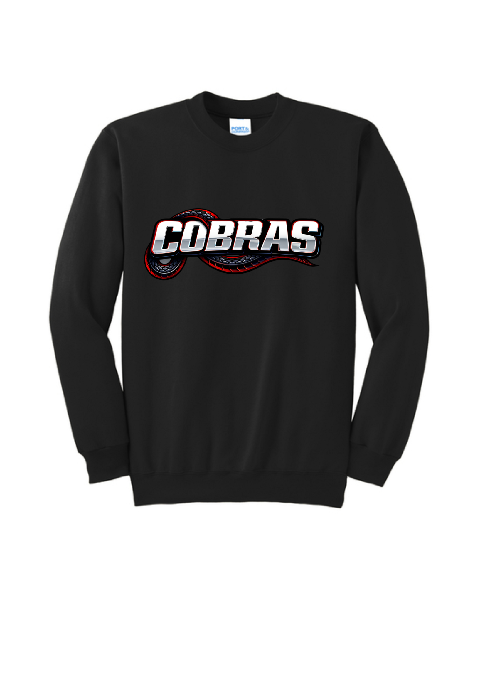 Cobras Crew Neck Sweathirt- Adult (PC90)