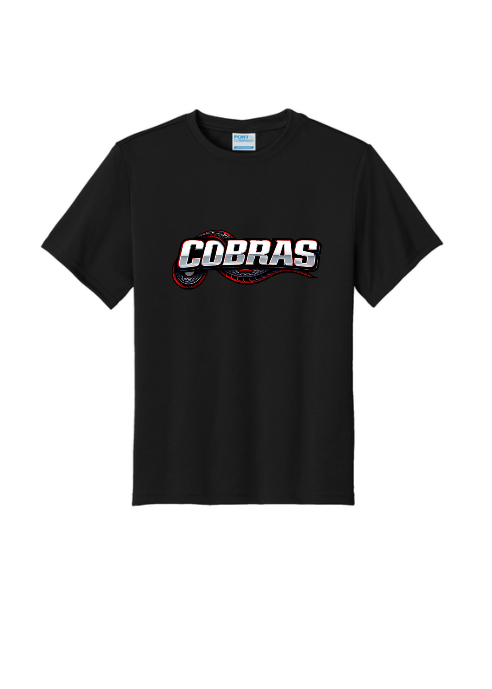 Cobras Performance Tee- Adult (PC54)