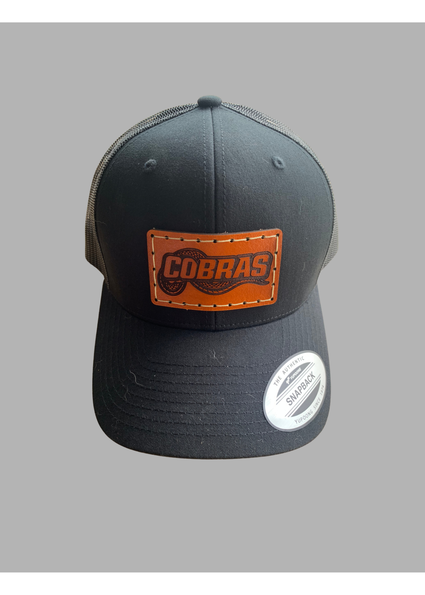 Cobras Leather Patched Hat