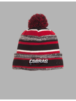 Cobras WInter Hat (NE902)-Embroidered (Black/Scarlet)