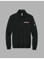 Cobras-Nike Club Fleece Sleeve Swoosh 1/2-Zip Black (NKDX6718)