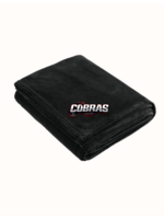 Cobras-Port Authority® Oversized Ultra Plush Blanket (BP32) Deep Black
