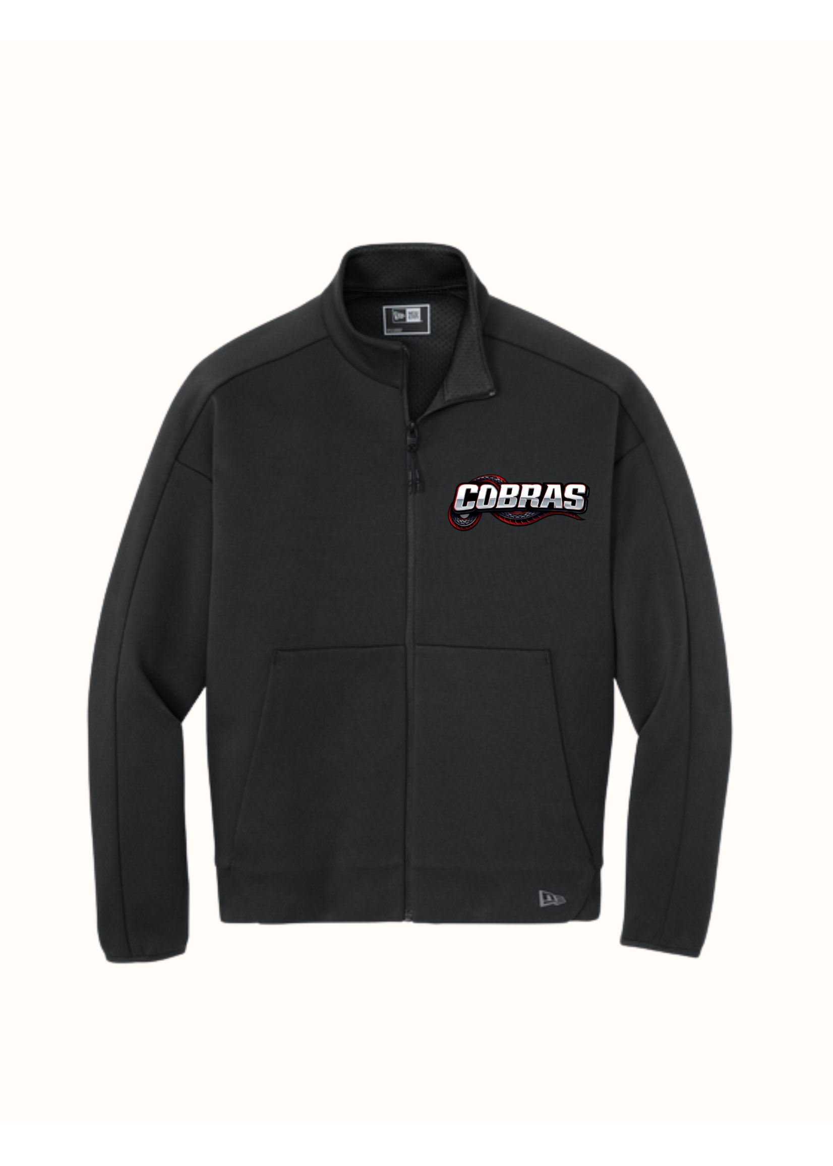 Cobras- New Era® Double Back Full-Zip (NEA566) Black