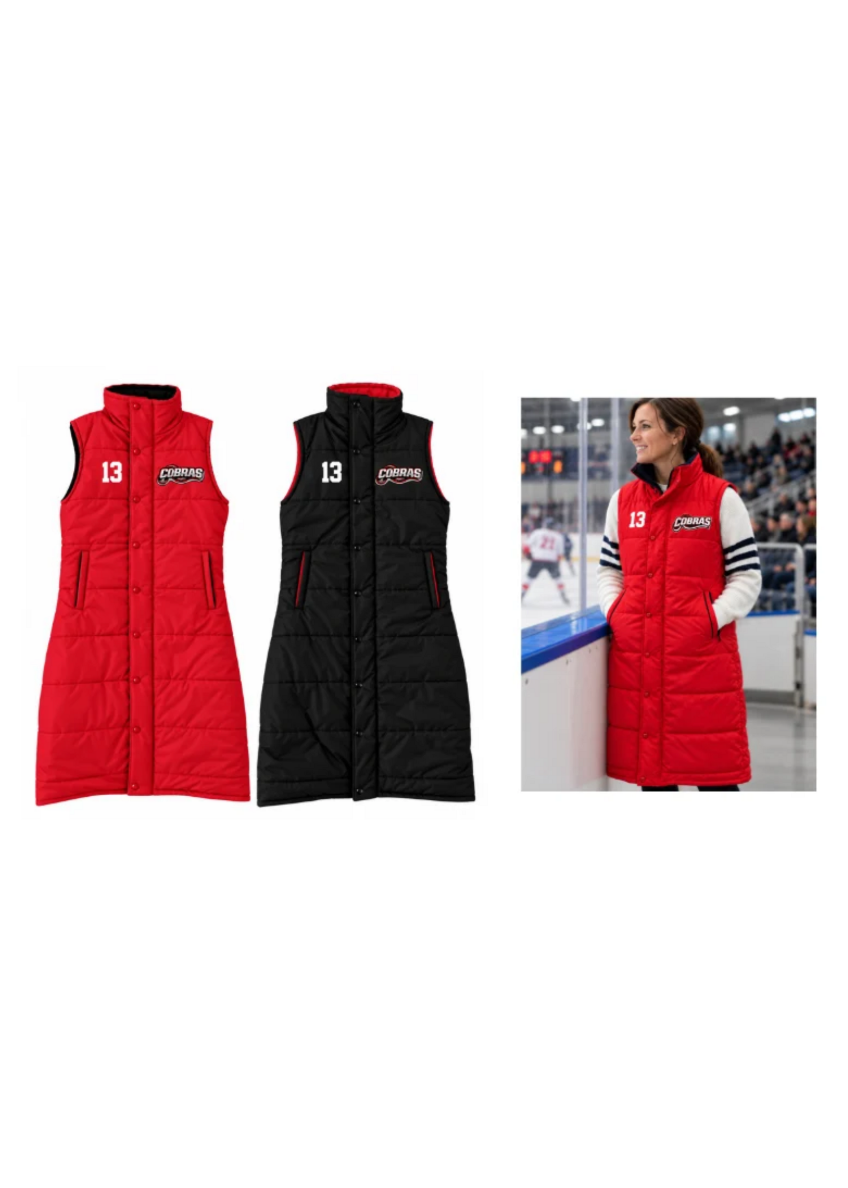Cobras ChalkTalk Reversible Mom Vest
