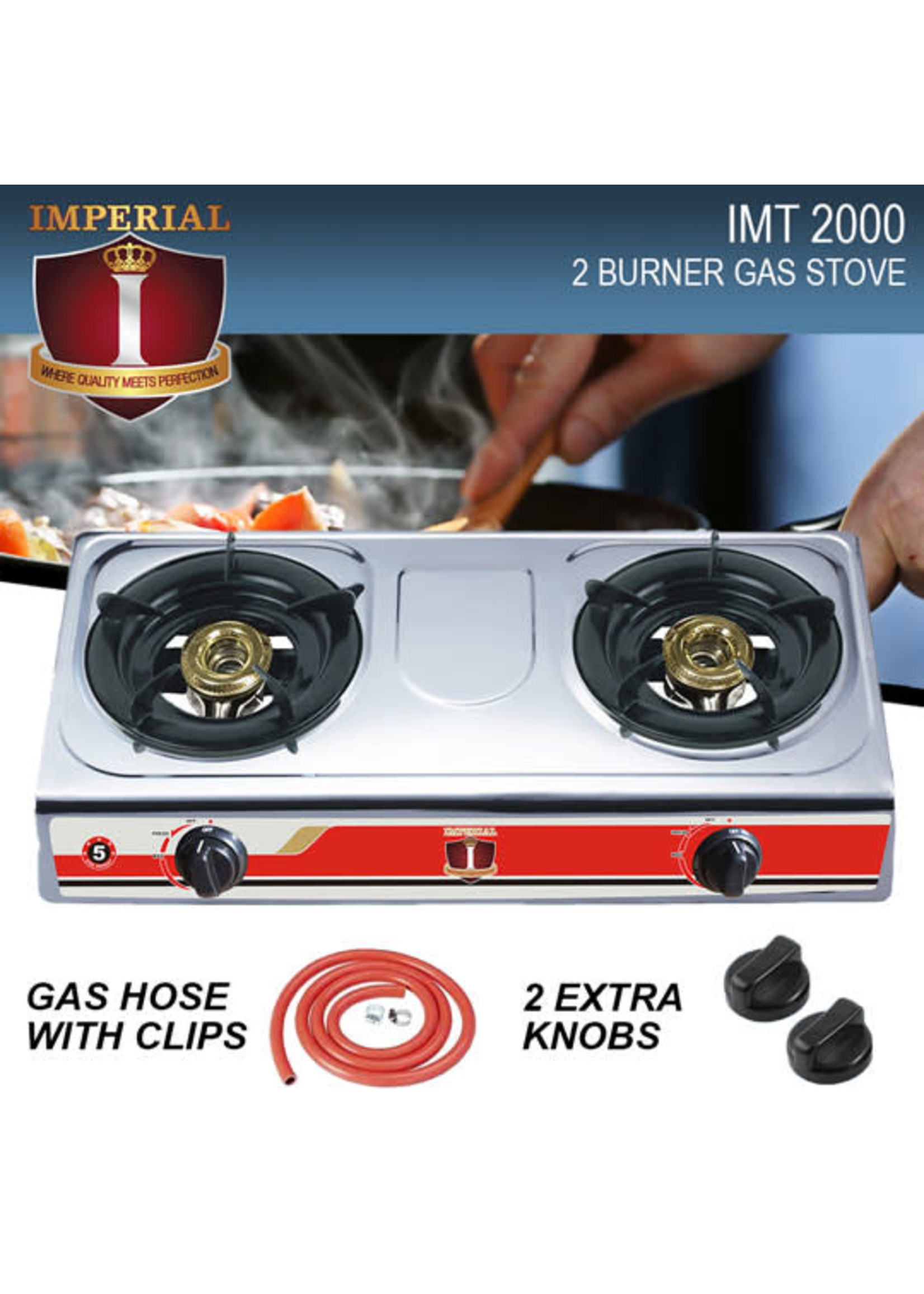 IMT2000 IMPERIAL 2 BURNER STOVE SKKY TECHNOLOGIES & APPLIANCE LIMITED