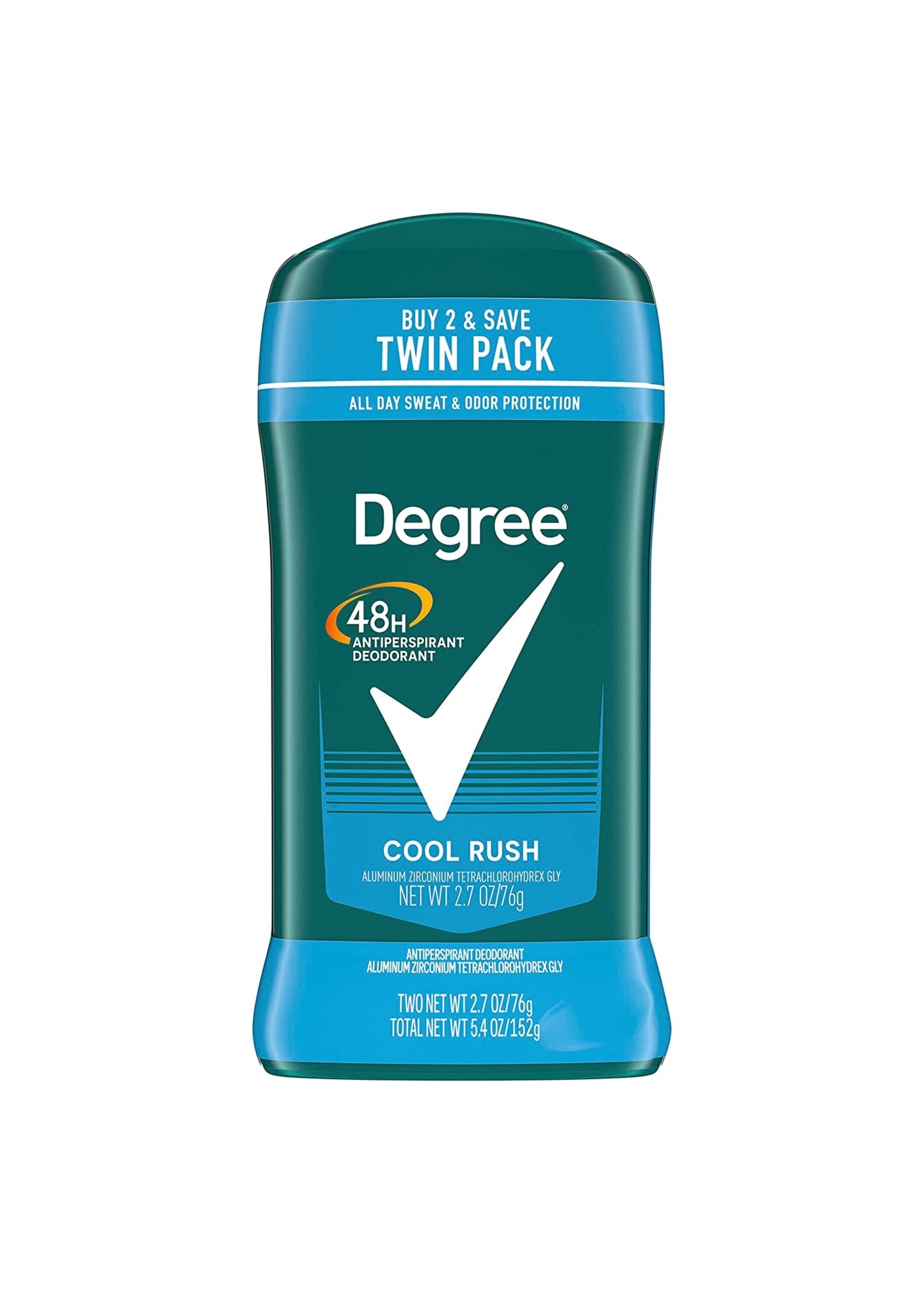 Degree DEGREE 48H ANTIPERSPIRANT DEODORANT COOL RUSH 2.7 OZ (76G)