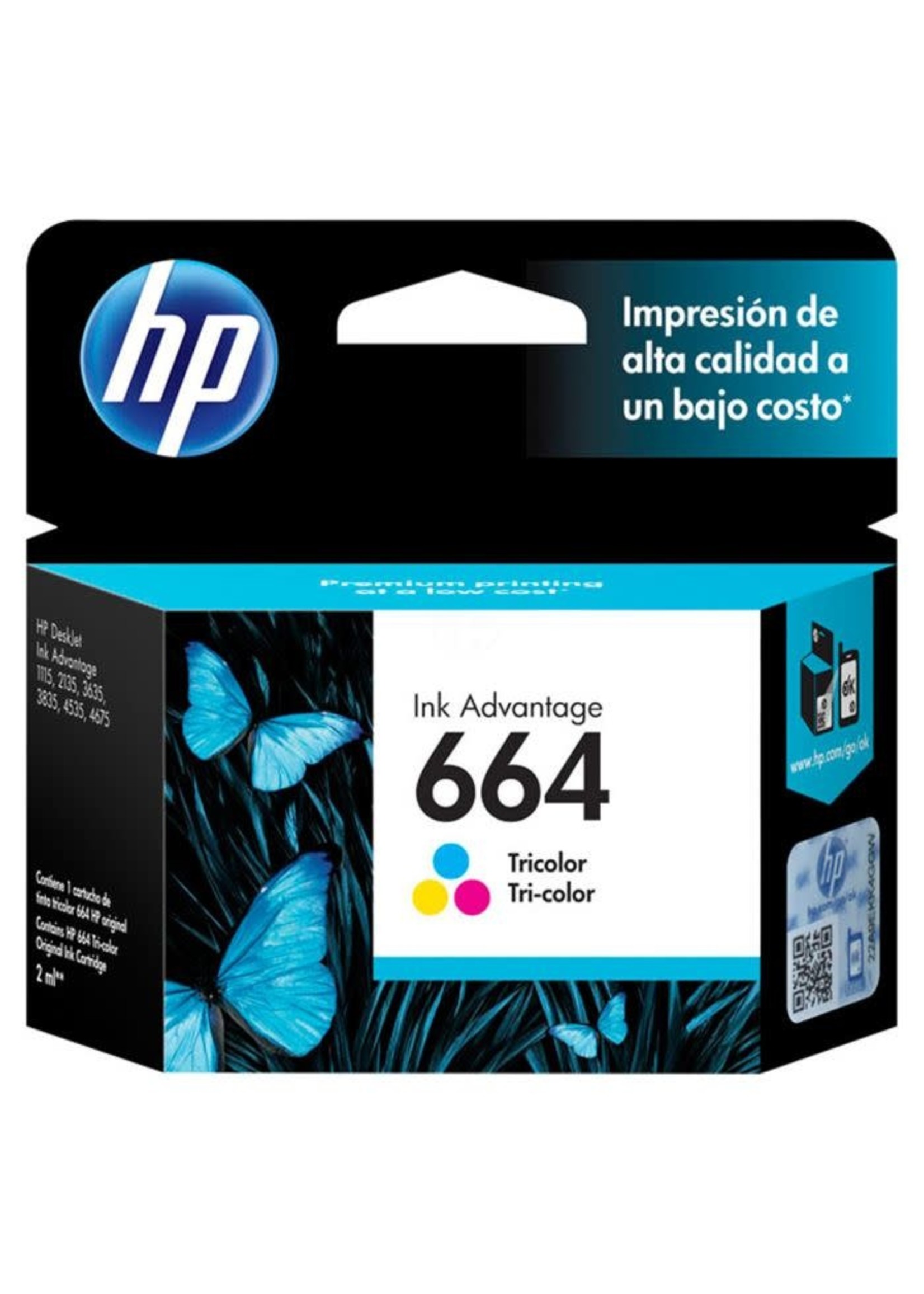 Hp HP - Ink cartridge - Tricolor - 664