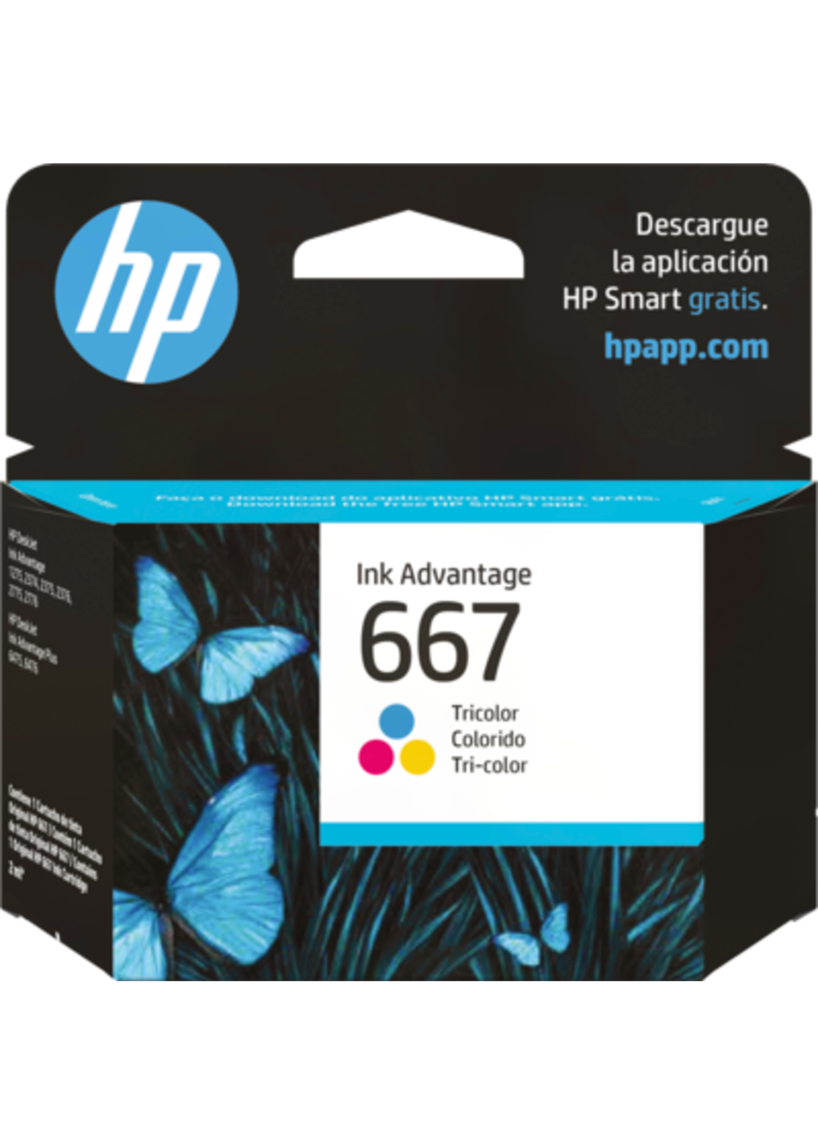 Hp HP - 667 - Ink cartridge - Tricolor - 3YM78AL