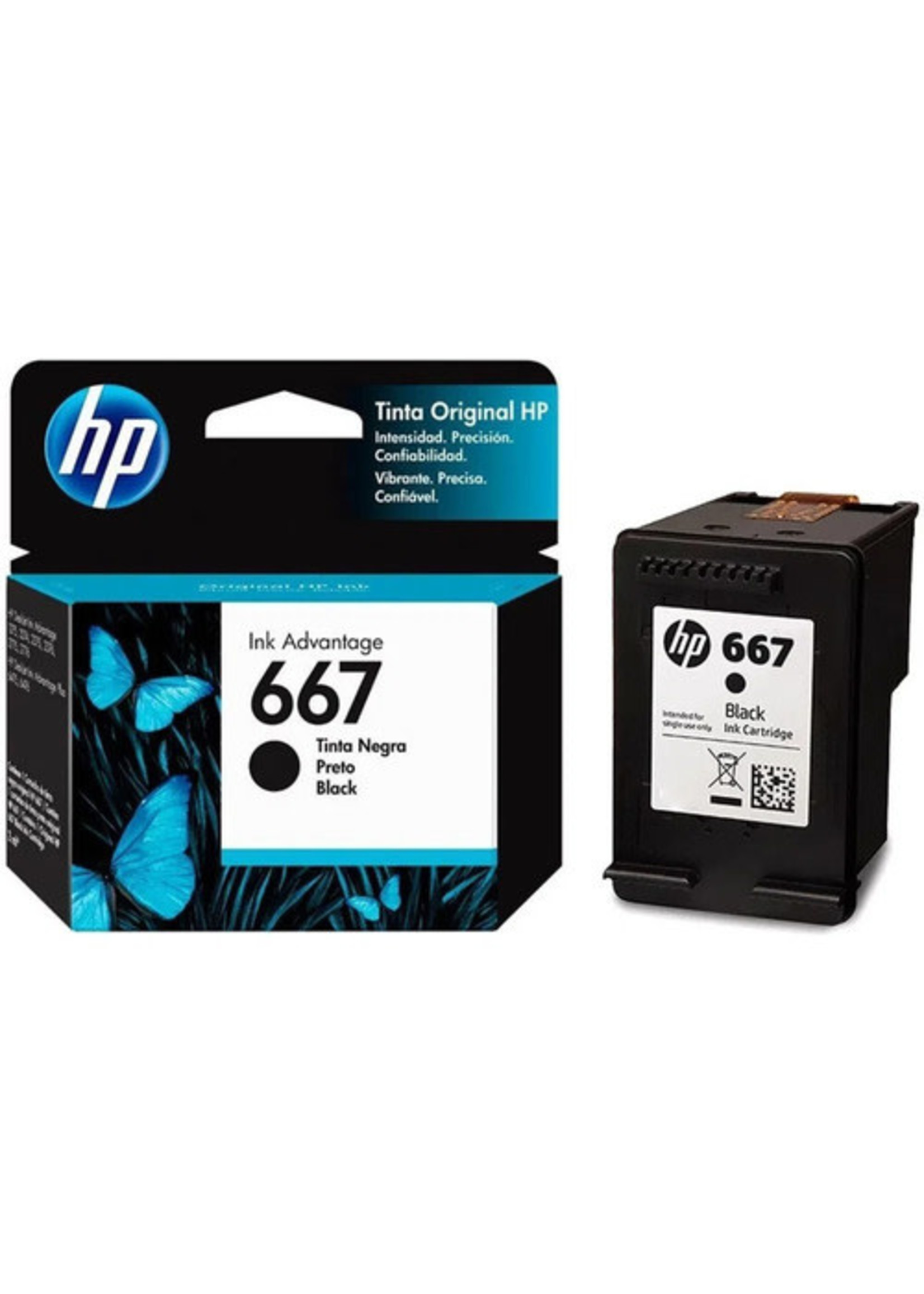 Hp HP - 667 - Ink cartridge - Black - 3YM79AL